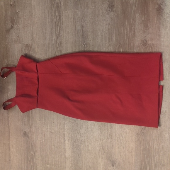 cinq a sept red dress Women's Drina Sleeveless Gown - Pimento Mini dresses Glistening rhinestones twinkle from the waist of this bold and beautiful minidress thats cut from lustrous silk in a modern Cinq A Sept Women's Tallis